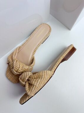 Tuckernuck Britt Raffia Sandals Shoes Size 9